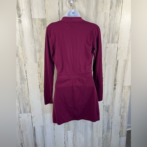 Athleta purple suedy lady long sleeve activewear dress size XSP - Picture 3 of 12